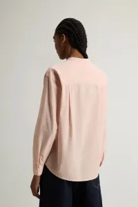 Košeľa Woolrich Relaxed Henley Shirt Rose Smoke