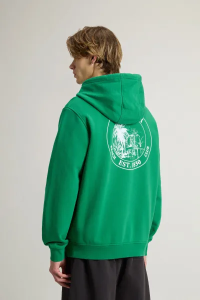Mikina Woolrich Graphic Hoodie Amazon