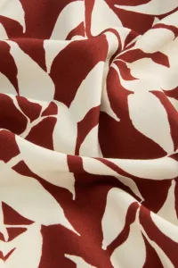 Košeľa Woolrich Printed Fluid Shirt Red Leaf