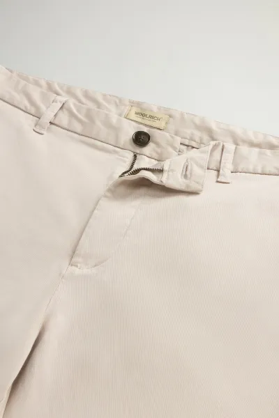 Nohavice Woolrich Classic Chino Pant Dove