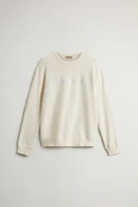 Mikina Woolrich Light Fleece Crewneck Jet Stream