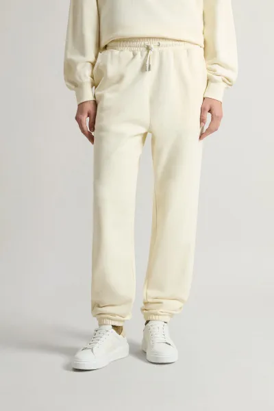 Tepláky Woolrich Classic Fleece Sweatpants White