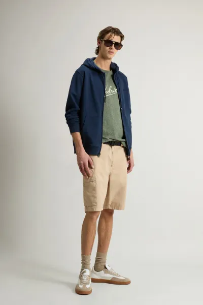 Mikina Woolrich Light Fleece Full-Zip Hoodie Dream Blue