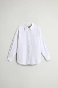 Košeľa Woolrich Seersucker Cotton Shirt Jet Stream