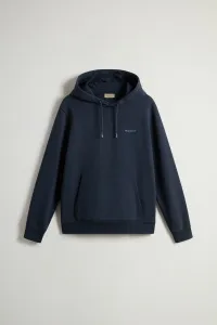 Mikina Woolrich Graphic Hoodie Melton Blue