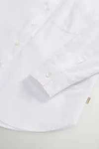 Košeľa Woolrich Seersucker Cotton Shirt Jet Stream
