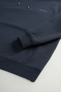 Mikina Woolrich Graphic Hoodie Melton Blue