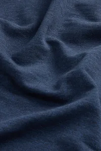 Mikina Woolrich Mouline Full-Zip Hoodie Melton Blue