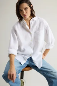Košeľa Woolrich Gd Linen Shirt Bright White
