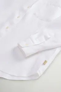 Košeľa Woolrich Gd Linen Shirt Bright White