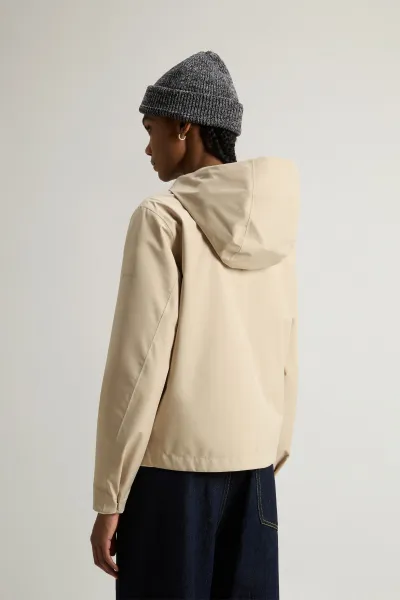 Bunda Woolrich Light Stretch Jacket White Pepper