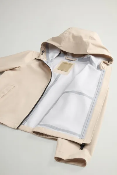 Bunda Woolrich Light Stretch Jacket White Pepper