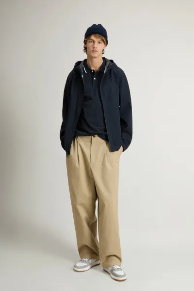 Bunda Woolrich Pacific Two Layers Jacket Melton Blue