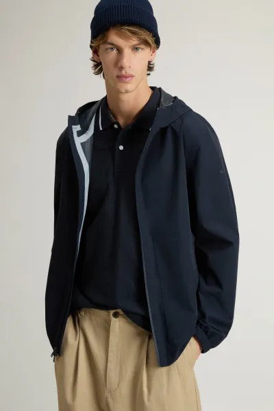 Bunda Woolrich Pacific Two Layers Jacket Melton Blue