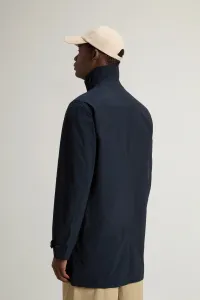 Kabát Woolrich City Carcoat Melton Blue