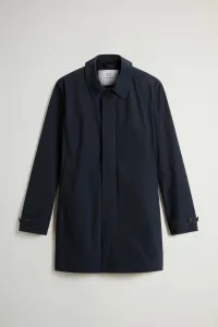Kabát Woolrich City Carcoat Melton Blue