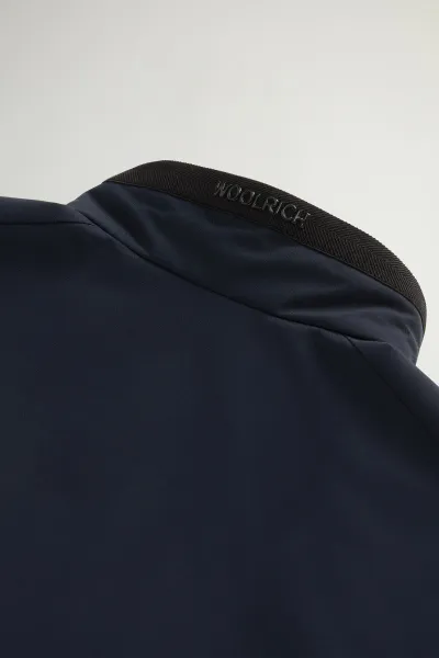 Bunda Woolrich Sailing Two Layers Bomber Melton Blue