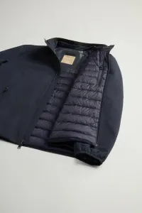 Bunda Woolrich Sailing Two Layers Bomber Melton Blue