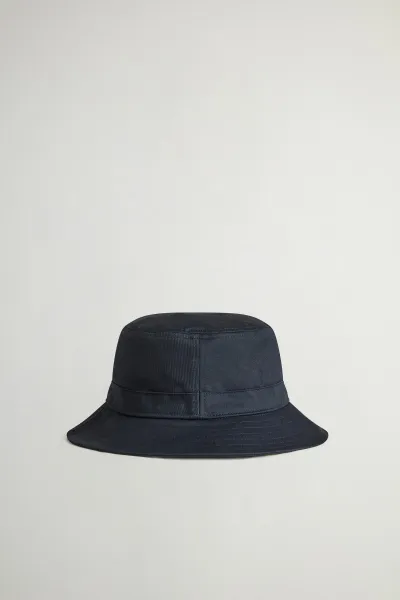 Klobúk Woolrich Unisex Bucket Hat Melton Blue