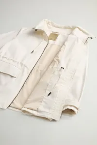 Bunda Woolrich Cinched Waist Field Jacket Jet Stream