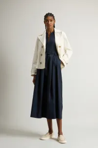 Kabát Woolrich Utility Peacoat Jet Stream