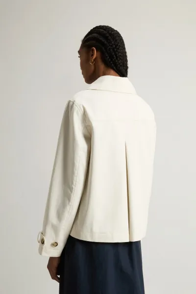 Kabát Woolrich Utility Peacoat Jet Stream