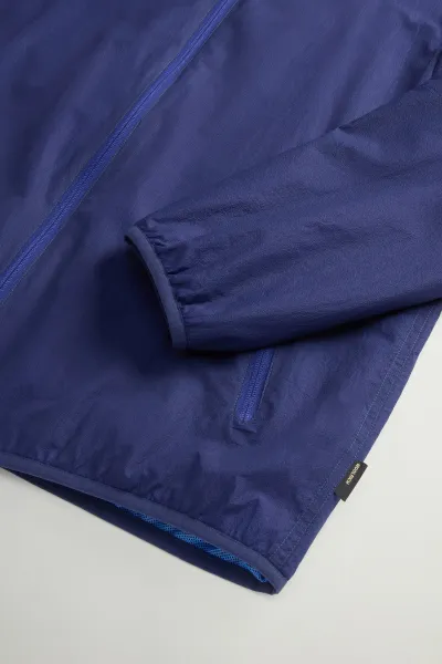 Bunda Woolrich Ultralight Hooded Jacket Twilight Blue