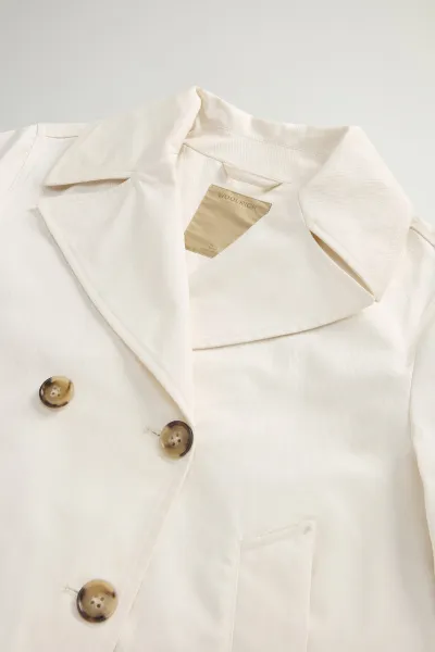 Kabát Woolrich Utility Peacoat Jet Stream