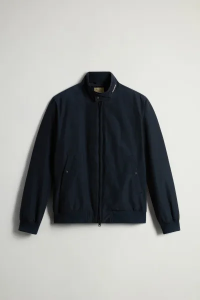 Bunda Woolrich Cruiser Bomber Melton Blue