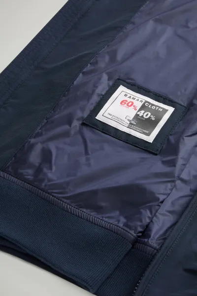 Bunda Woolrich Cruiser Bomber Melton Blue