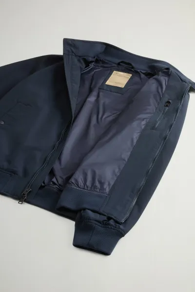 Bunda Woolrich Cruiser Bomber Melton Blue