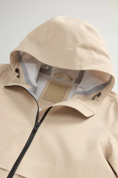 Kabát Woolrich Light Stretch Parka White Pepper