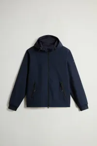 Bunda Woolrich Soft Shell Full-Zip Hoodie Melton Blue
