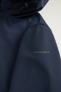 Bunda Woolrich Soft Shell Full-Zip Hoodie Melton Blue