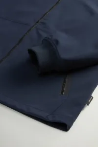 Bunda Woolrich Soft Shell Full-Zip Hoodie Melton Blue