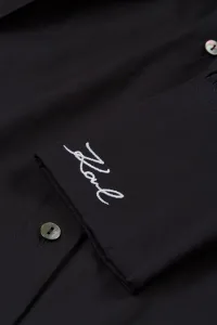 Šaty Karl Lagerfeld Karl Shirt Dress Black