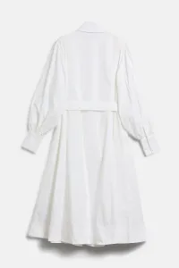 Šaty Karl Lagerfeld Karl Shirt Dress Black Textured Lthr
