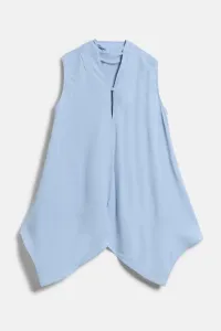 Blúzka Karl Lagerfeld Sleeveless Blouse Kentucky Blue