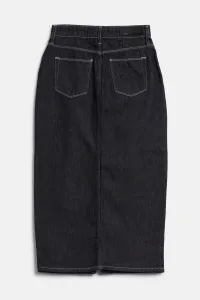 Sukňa Karl Lagerfeld Button Denim Skirt Dark Blue Denim