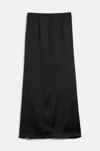 Sukňa Karl Lagerfeld Jeans Klj Satin Maxi Skirt Black