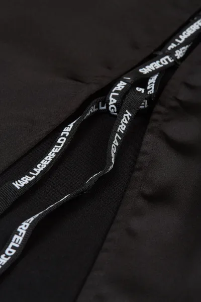 Sukňa Karl Lagerfeld Jeans Klj Satin Maxi Skirt Black