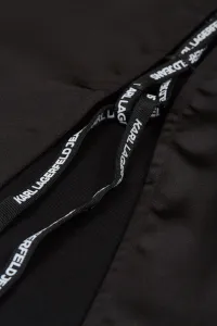 Sukňa Karl Lagerfeld Jeans Klj Satin Maxi Skirt Black