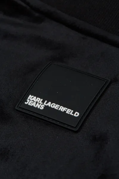 Bunda Karl Lagerfeld Jeans Klj Velvet Bomber Black