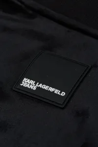Bunda Karl Lagerfeld Jeans Klj Velvet Bomber Black