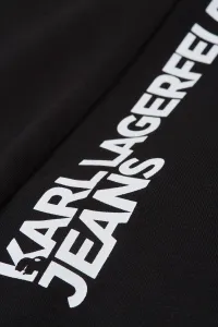 Tepláky Karl Lagerfeld Jeans Klj Text Logo Slim Sweatpant Black