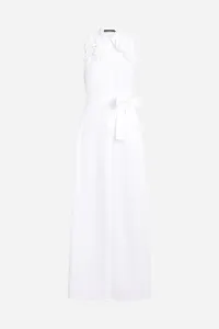 Šaty Karl Lagerfeld Flower Shirt Dress White