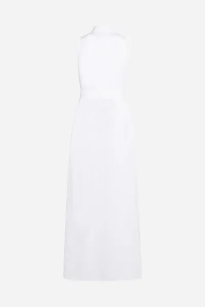 Šaty Karl Lagerfeld Flower Shirt Dress White
