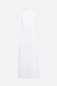 Šaty Karl Lagerfeld Flower Shirt Dress White