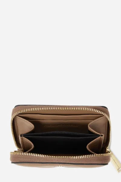 Peňaženka Karl Lagerfeld K/Kuilt Sm Zip Around Wallet Terra