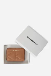 Peňaženka Karl Lagerfeld K/Kuilt Sm Zip Around Wallet Terra